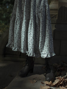 Mirabelle Dress in Dark Floral Mist
