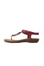 Load image into Gallery viewer, Womens/Ladies Clara Slip On Sandal - Red