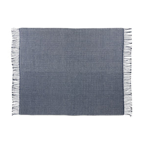 Avenue Haven Herringbone Throw Blanket (Navy) (One Size)