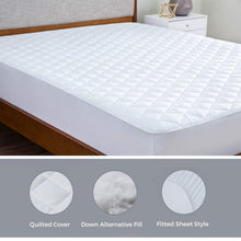 Load image into Gallery viewer, Quilted Fitted Fully Cover Mattress Topper