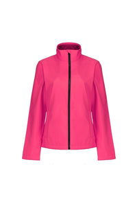Regatta Womens/Ladies Ablaze Printable Softshell Jacket (Hot Pink)