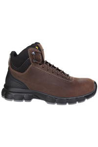 Mens Condor Mid Lace Up Safety Boots - Brown