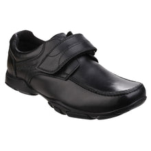 Load image into Gallery viewer, Hush Puppies Childrens Boys Freddy 2 Back To School Shoes (Black)