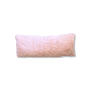 Faux Fur Lumbar Pillow with Adjustable Insert