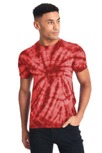 Load image into Gallery viewer, Colortone Adults Unisex Tonal Spider Shirt Sleeve T-Shirt (Spider Red)