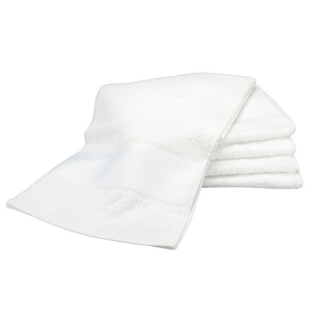 A&R Towels Print-Me Sport Towel (White) (One Size)
