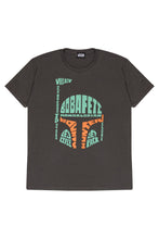 Load image into Gallery viewer, Star Wars Childrens/Kids Word Puzzle Boba Fett Helmet T-Shirt (Charcoal)