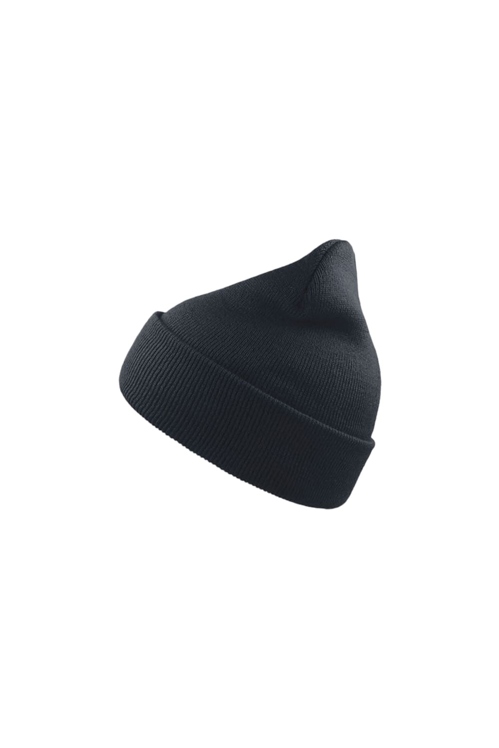 Wind Double Skin Beanie With Turn Up (Navy)