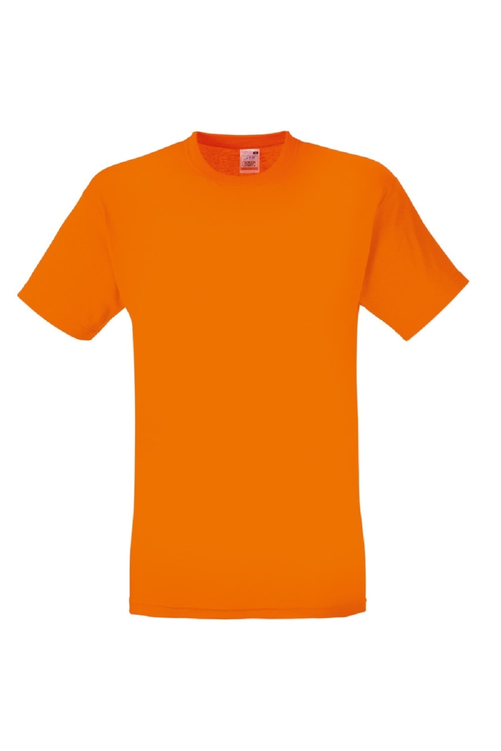 Fruit Of The Loom Mens Screen Stars Original Full Cut Short Sleeve T-Shirt (Orange)
