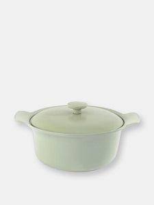 BergHOFF Ron 10" Cast Iron Covered Stockpot 4.4QT, Green