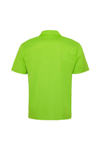 Mens Plain Sports Polo Shirt - Electric Green