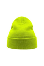 Load image into Gallery viewer, Atlantis Wind Double Skin Beanie With Turn Up (Safety Yellow)