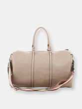 Load image into Gallery viewer, Mollie Large Weekender with Interchangeable Stripe Web Strap