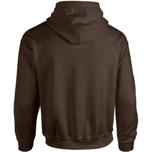 Gildan Heavy Blend Adult Unisex Hooded Sweatshirt/Hoodie (Dark Chocolate)