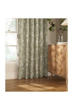 Load image into Gallery viewer, Furn Irwin Woodland Design Ringtop Eyelet Curtains (Pair) (Sage) (90x72in)