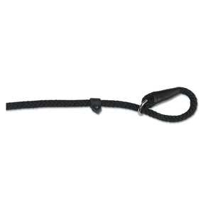 Ancol Pet Products Heritage Rope Dog Slip Lead (Black) (0.3in x 1.5m)