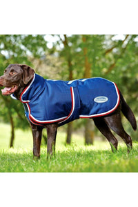 Weatherbeeta Parka 1200d Deluxe Dog Coat (Navy/Red/White) (11.8 inches) (11.8 inches)
