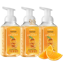Load image into Gallery viewer, Lovery Foaming Hand Soap - Pack of 3 - Fresh Orange Scent