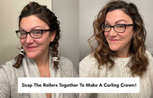 Load image into Gallery viewer, Silk Hair Roller &amp; Bun Maker For Heatless Curls In Brunette
