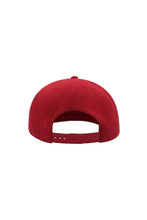 Load image into Gallery viewer, Snap Back Flat Visor 6 Panel Cap - Red
