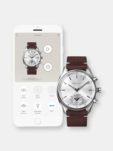 Kronaby Sekel S0714-1 Brown Leather Automatic Self Wind Smart Watch
