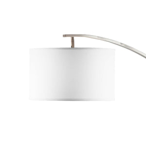 Nova of California Plimpton 72" Arc Lamp in Espresso and Brushed Nickel with On/Off Switch