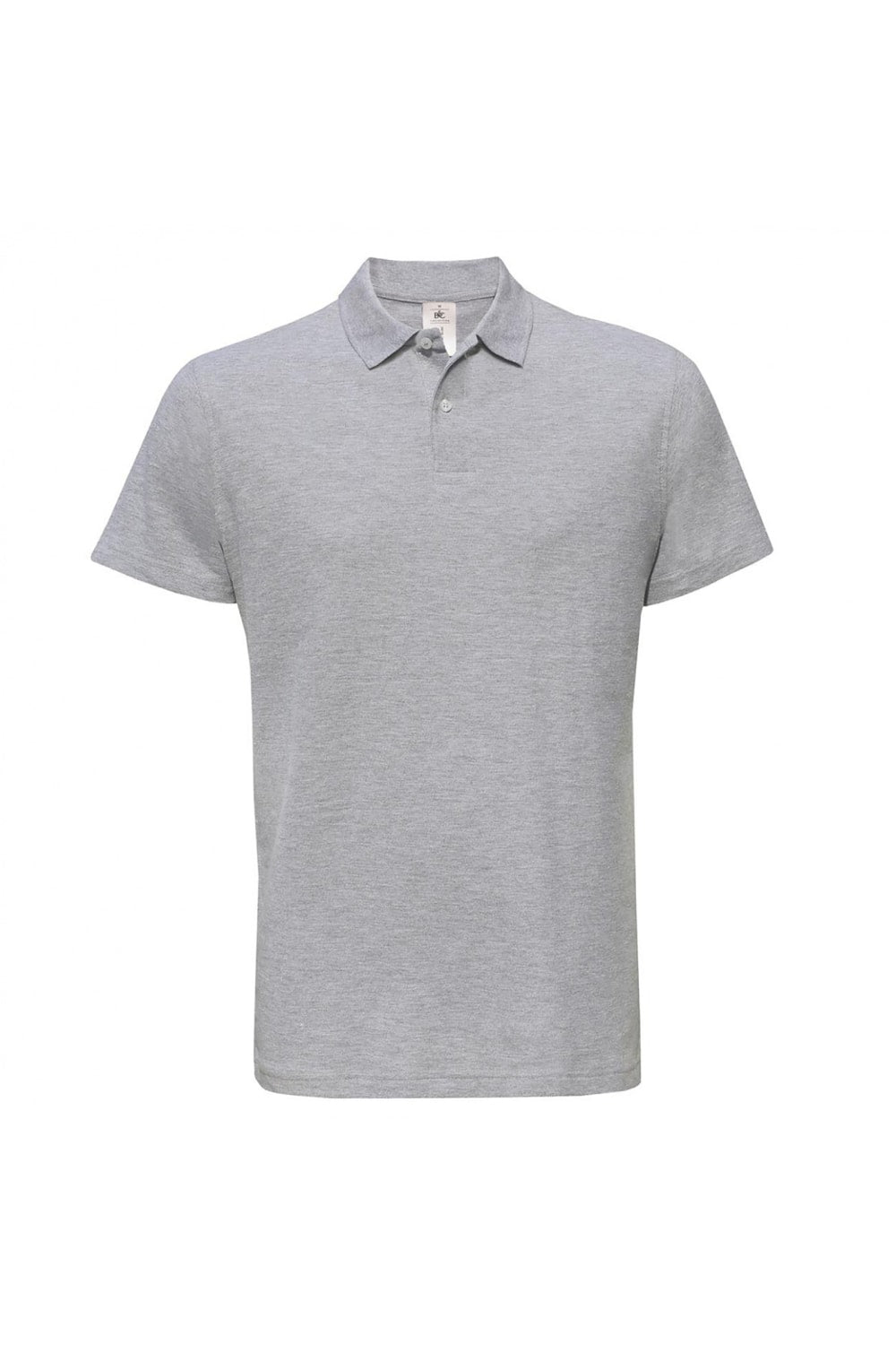 B&C ID.001 Mens Short Sleeve Polo Shirt (Heather Gray)