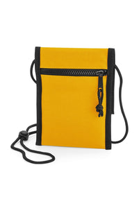Recycled Neck Pouch - Mustard Yellow