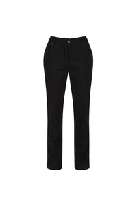 Regatta Womens/Ladies Damira Cotton Trousers (Black)