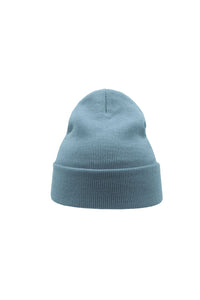 Atlantis Wind Double Skin Beanie With Turn Up (Light Blue)