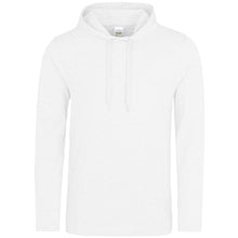Load image into Gallery viewer, AWDis Just Hoods Mens Lightweight Plain Hooded Top (Arctic White)