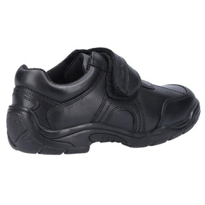 Hush Puppies Boys Arlo Leather School Shoes (Black)