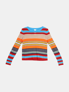 Akris Women's Multi-Colored Mutli-Colored Striped Sweater Pullover