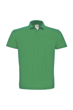 Load image into Gallery viewer, B&amp;C ID.001 Unisex Adults Short Sleeve Polo Shirt (Kelly Green)