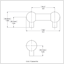 Load image into Gallery viewer, 3&quot; Cabinet Pull