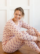 Load image into Gallery viewer, Womens Retro Rainbow Pajamas