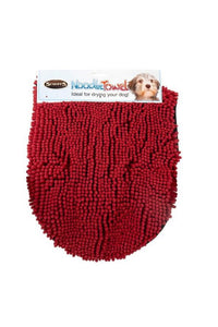 Scruffs Noodle Dog Drying Towel (Burgundy) (One Size)