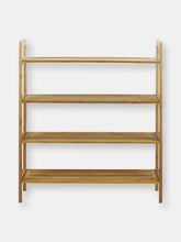 Load image into Gallery viewer, Oceanstar 4-Tier HPL Bamboo Shoe Rack, Natural