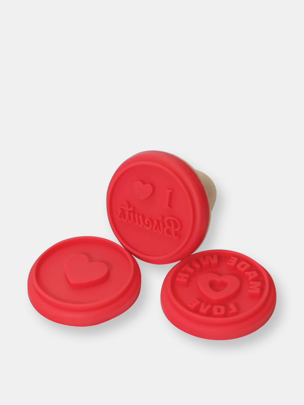 Silicone Non-toxic Set of 3 Decorating Stamper 2.48