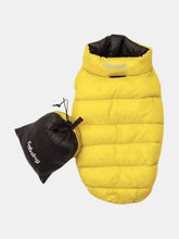 Load image into Gallery viewer, Yellow and Grey Pack N&#39; Go Reversible Puffer
