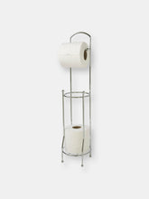 Load image into Gallery viewer, Chrome Plated Steel Bath Tissue Organizer
