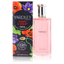 Load image into Gallery viewer, Yardley Poppy &amp; Violet by Yardley London Eau De Toilette Spray 4.2 oz