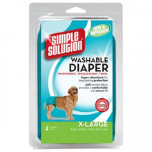 Load image into Gallery viewer, Simple Solution Washable Dog Diaper (Teal) (XL)