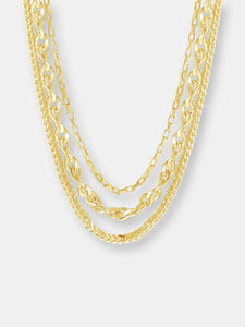 Three Layer Bold Chain Necklace