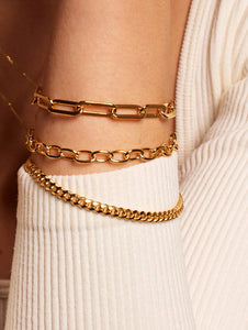 Rectangle Link Bracelet