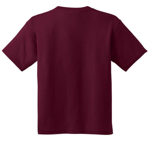 Gildan Childrens Unisex Heavy Cotton T-Shirt (Pack of 2) (Maroon)