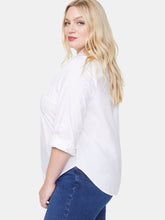 Load image into Gallery viewer, Utility Shirt In Plus Size - Optic White