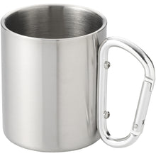 Load image into Gallery viewer, Bullet Alps Insulated Carabiner Mug (Silver) (4.1 x 3.1 x 2.7 inches)