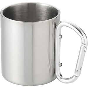Bullet Alps Insulated Carabiner Mug (Silver) (4.1 x 3.1 x 2.7 inches)