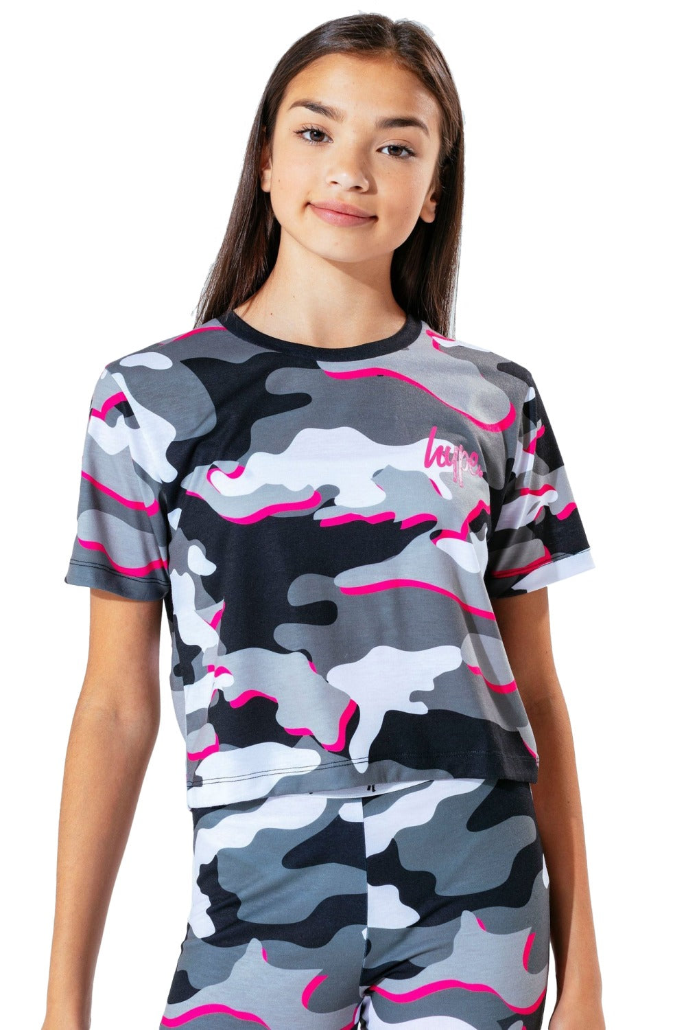 Childrens/Kids Line Camo T-Shirt